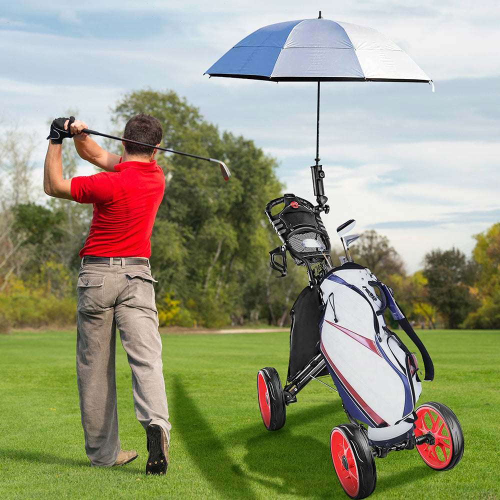 ZH-X005 4-Wheel Aluminum Alloy Golf Push Cart Folding Trolley Pull Caddy Cart ZH-X005 4-Wheel Aluminum Alloy Golf Push Cart Folding Trolley Pull Caddy Cart
